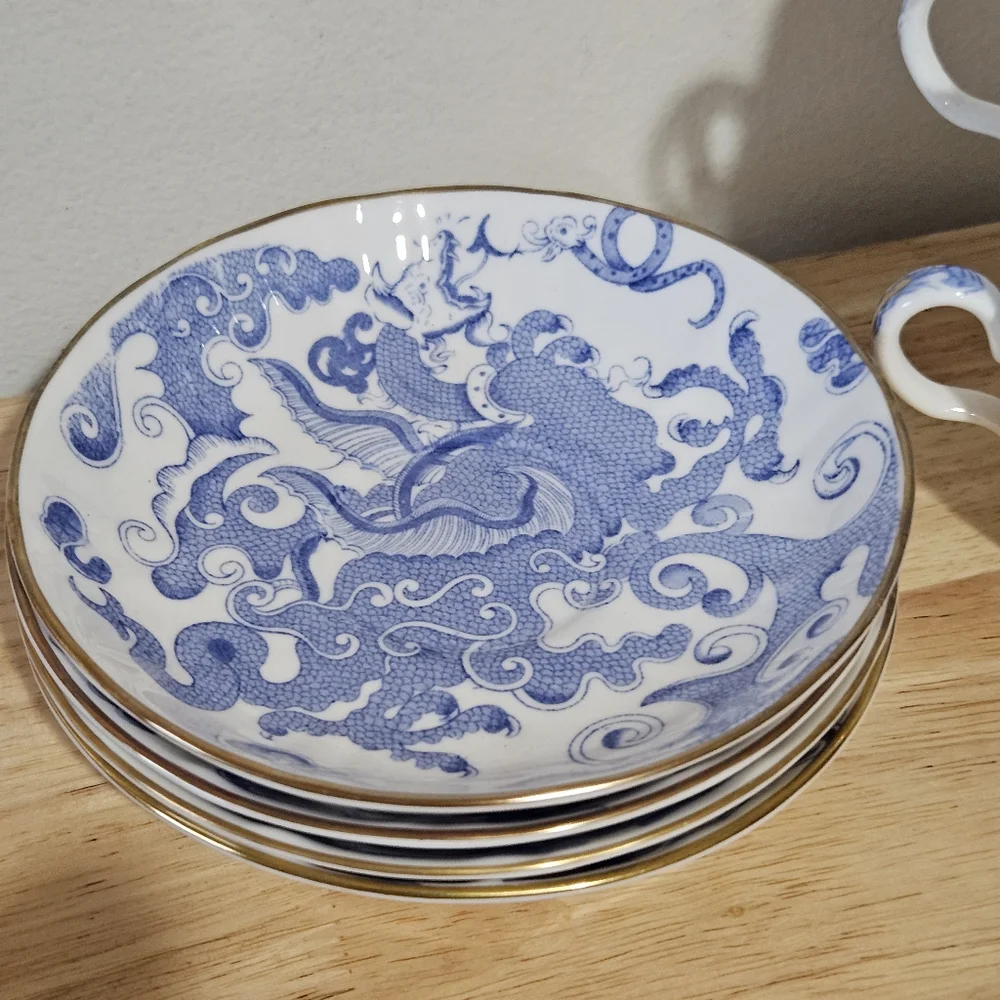 Vintage Porcelain Tea Cups and Saucers